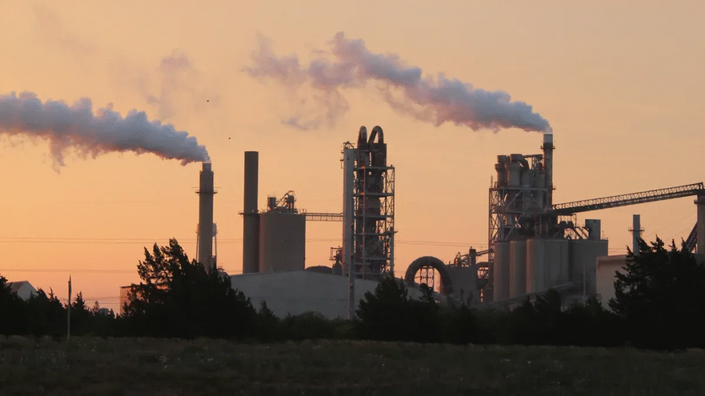 Factories need air filters to purify their exhaust emissions