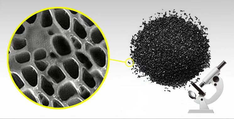 vibrant pore structure of activated carbon