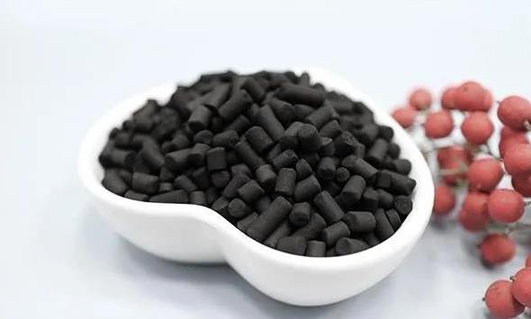 Cylindrical activated carbon