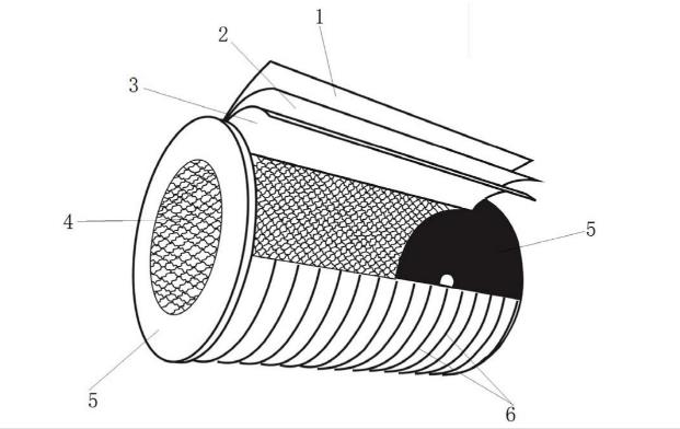 Cartridge filter structure