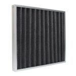 Activated carbon pleated filter