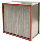 High temperature HEPA filter