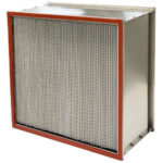 High temperature HEPA filter