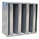 V BANK Filter steel frame