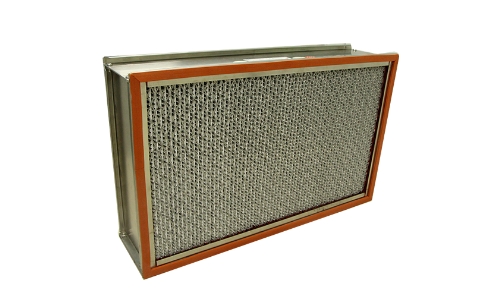 High temperature filter for car paint workshop