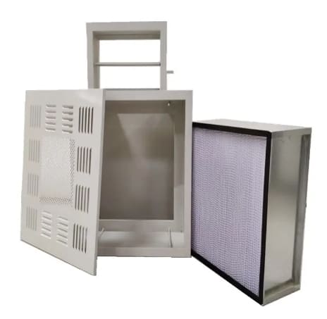 Dry seal HEPA filter box