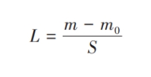 Dust holding capacity formula 