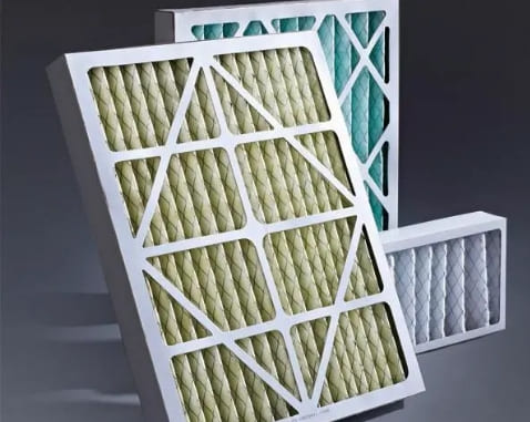 HVAC screened air inlet